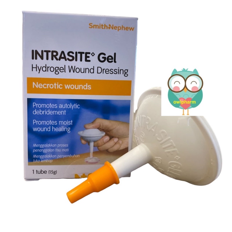 Smith & Nephew Intrasite Gel 15g (1 Tube) Hydrogel Wound Dressing for