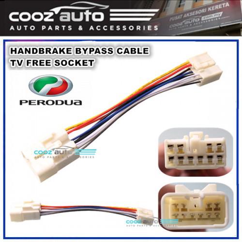 Perodua Aruz Axia Alza Myvi Bezza TV Free Handbrake ByPass 