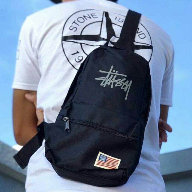 stussy cross body bag