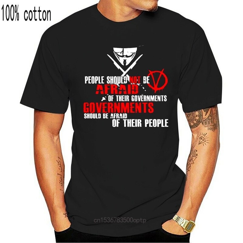 New V for Vendetta Guy Fawkes Mask Political Thriller Movie Quote Summer Hot Sale Fashion Top Men O Neck Basketball T Shirt