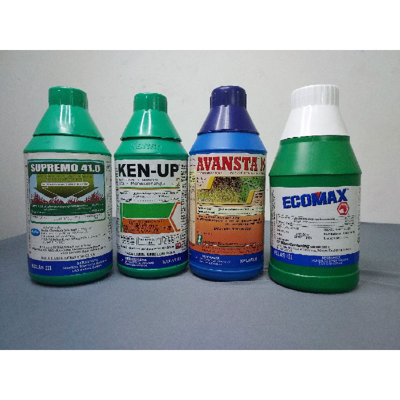 Glyphosate 41 Ecomax Ken Up Supremo 1 Liter Racun Rumpai Rumput