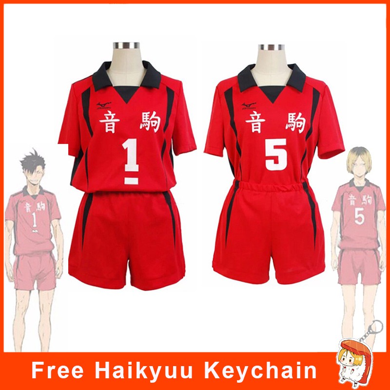 Nekoma High School NO 5 Kozume Kenma Women‘s Jersey Sports Wear Uniform Top Shorts Cosplay Costume
