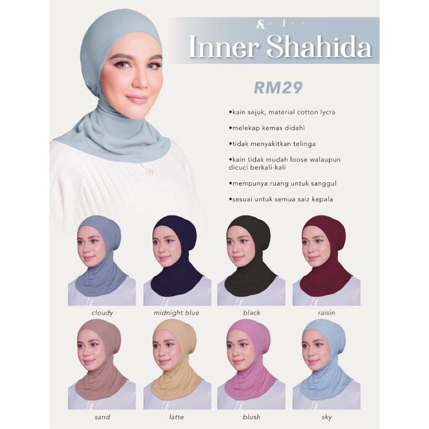 HAIDIRACMA - Inner Tudung Shahida x AS Hijab