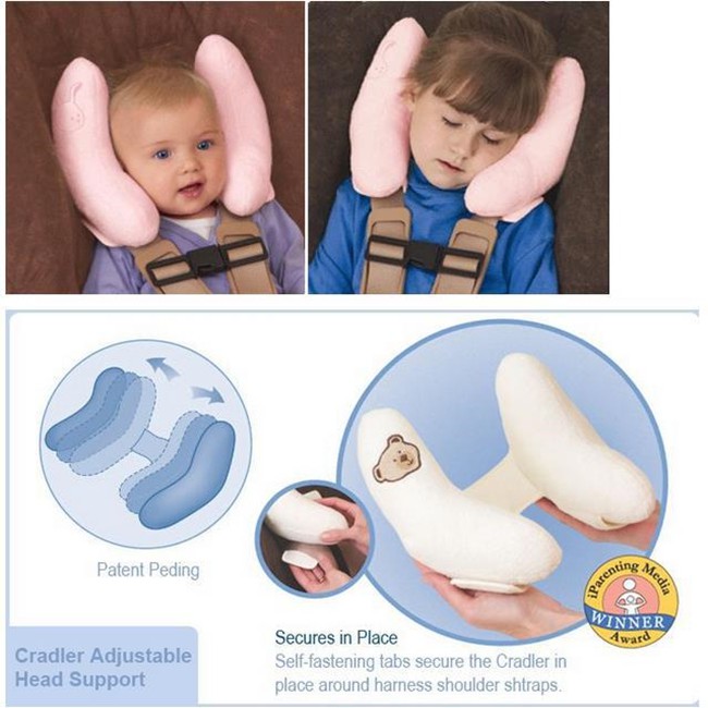 Baby Child Auto Car Seat Neck Support Pillow Adjustable Headrest