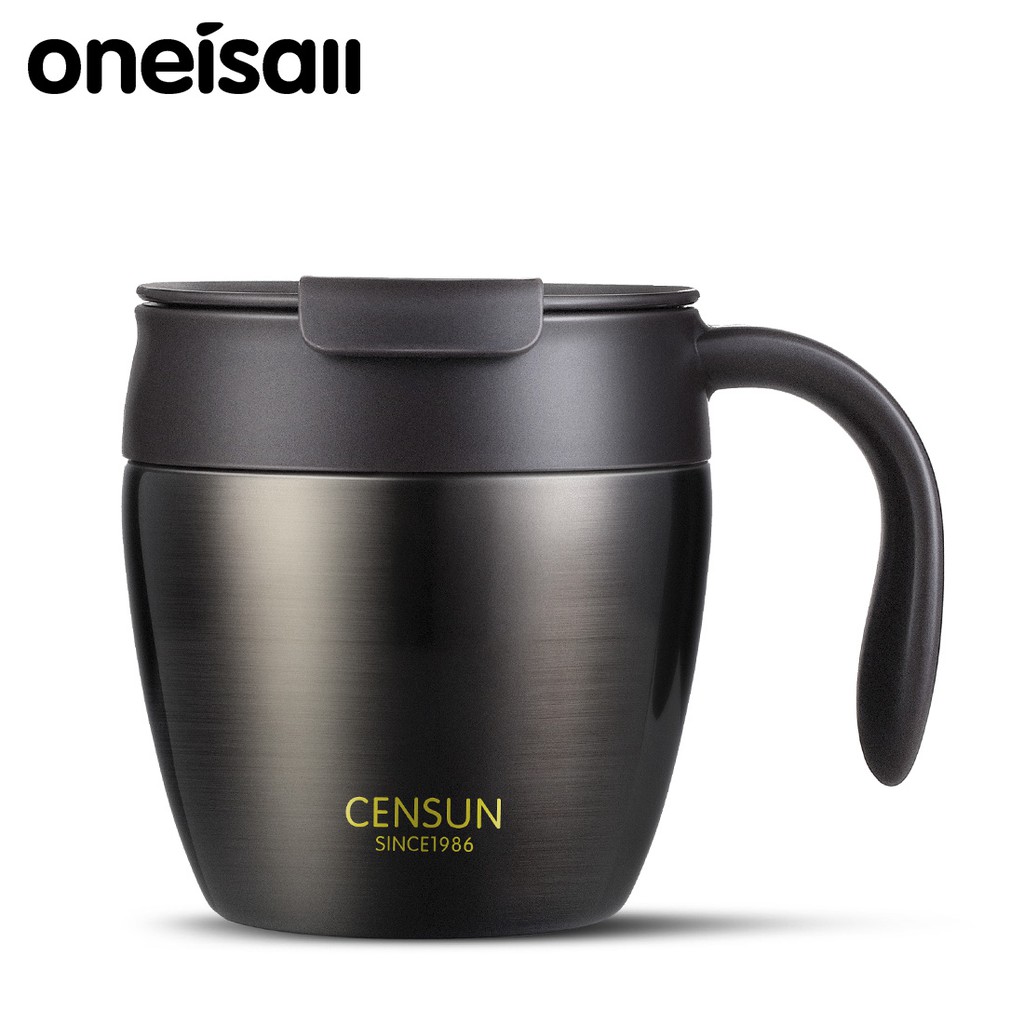 ONEISALL Thermos Coffee Mug  Stainless Steel Insulated 