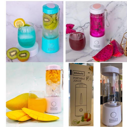 BIGdadie Premium Portable Blender USB Rechargeable Battery Blender 6