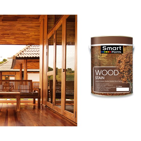 1LT SMART PAINT Wood Stain Cat Kayu  Varnish  Minyak Kayu  