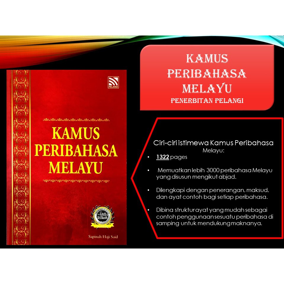 Kamus Kamus Peribahasa Melayu Penerbitan Pelangi Shopee Malaysia