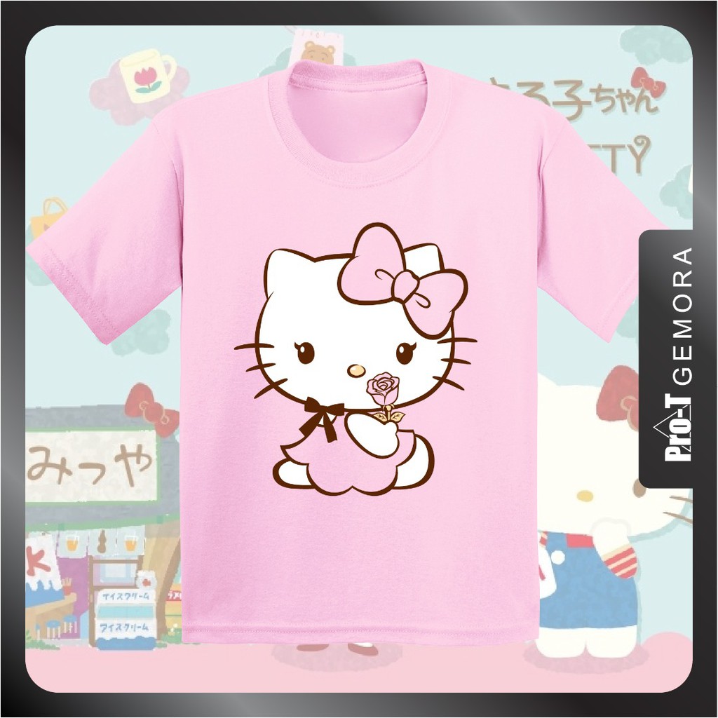 【Ready Stock】Hello Kitty Cartoon Character T-shirt / Family Tee Shirt ...