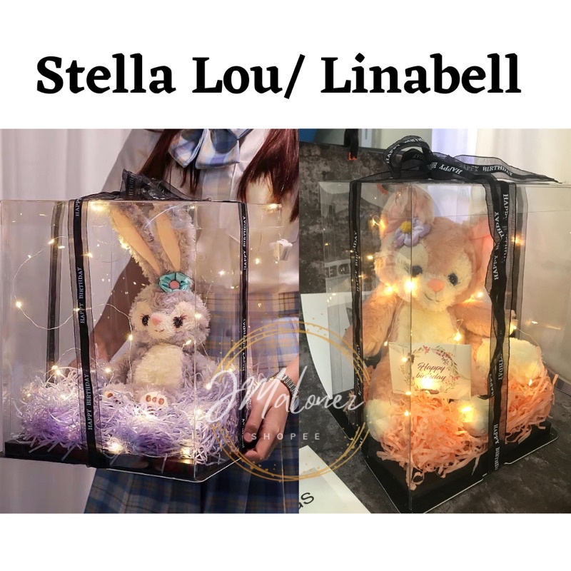 Msia Stock Disney Stella Lou Rabbit Plush Linabell Doll Headband