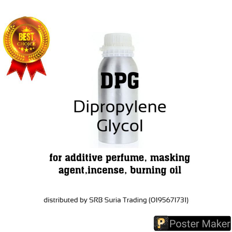 Dipropylene Glycol (DPG) Perfume additive 100g, 250g Shopee Malaysia