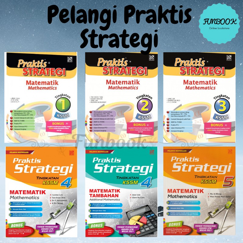 Buy Funbook Buku Latihan Praktis Strategi Kssm Matematik Mathematics Dwi Tingkatan 1 2 3 4 Seetracker Malaysia