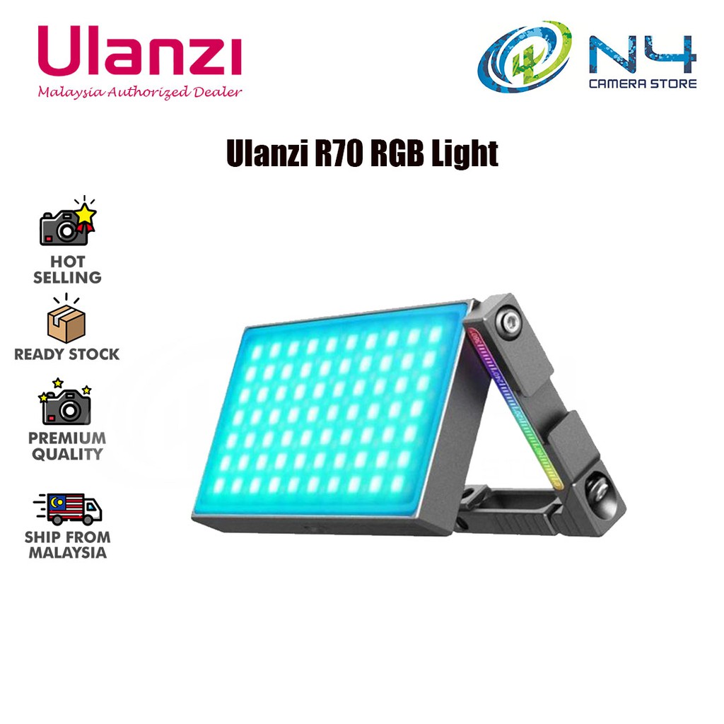 Ulanzi VIJIM R70 Full Color Rgb Light Portable Magnetic Small Indoor ...