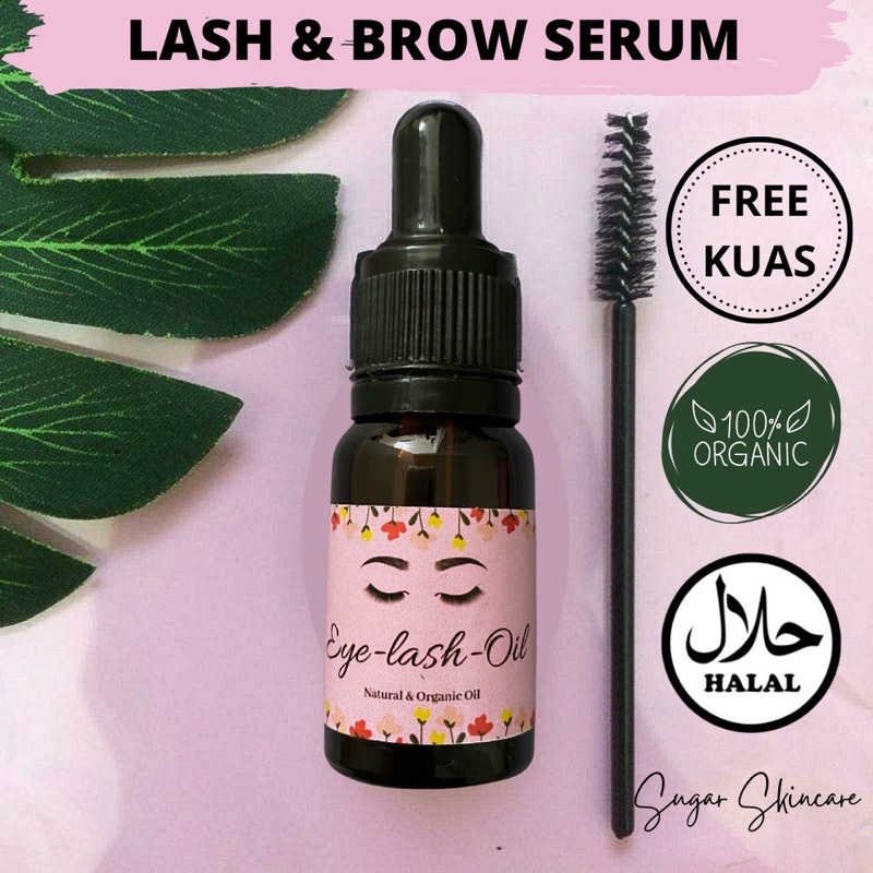 EYE LASH OIL SERUM EYEBROW & EYELASH SERUM BULU MATA ALIS EYE LASH OIL MURAH EYE LASH OIL