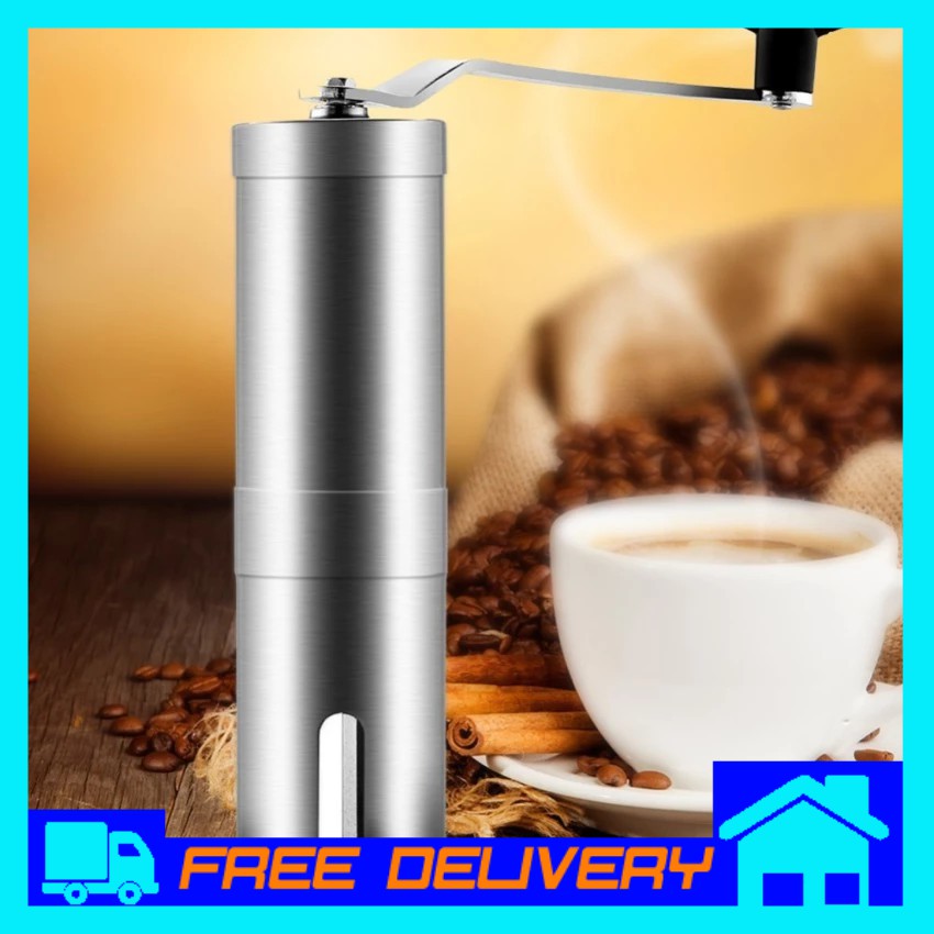 🔥STAINLESS STEEL MODERN Coffee Grinder | Mesin Pengisar Kacang Kopi