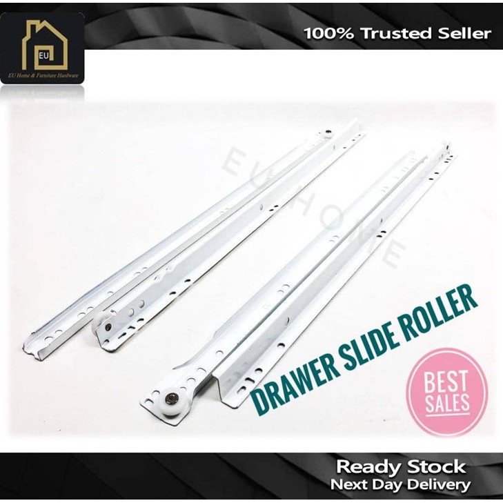 Cabinet Drawer Slide Roller Runner Wheel Rail Open Drawer Roda