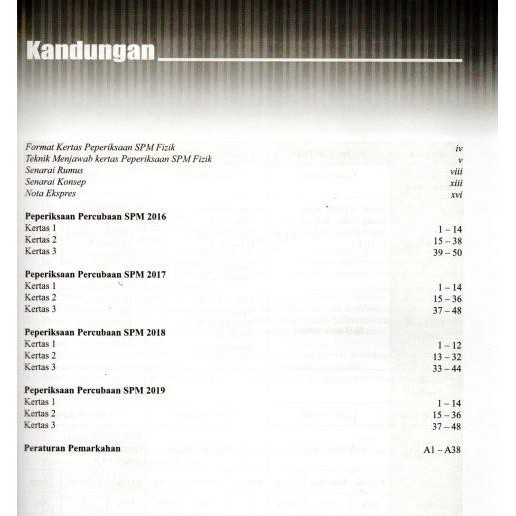 YGH] SBP KOLEKSI KERTAS PERCUBAAN SPM -9 SUBJEK / MAHIR  Shopee 