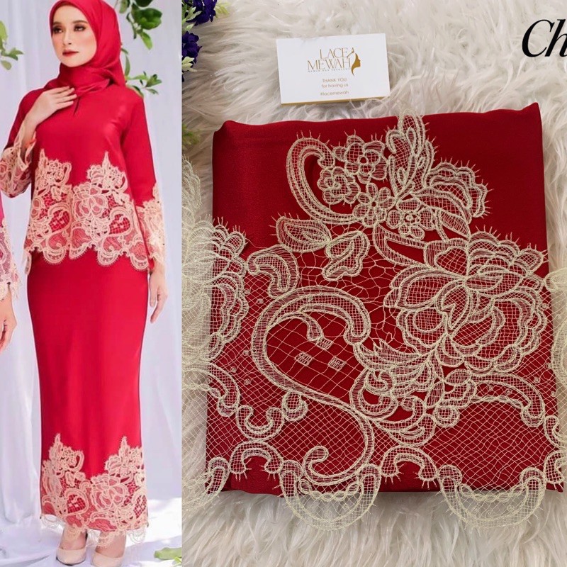 Border Lace Tinggi Athila Series Sesuai Buat Pada Baju Kurung Moden Dan Pahang Jenis Prada Athila Series Shopee Malaysia