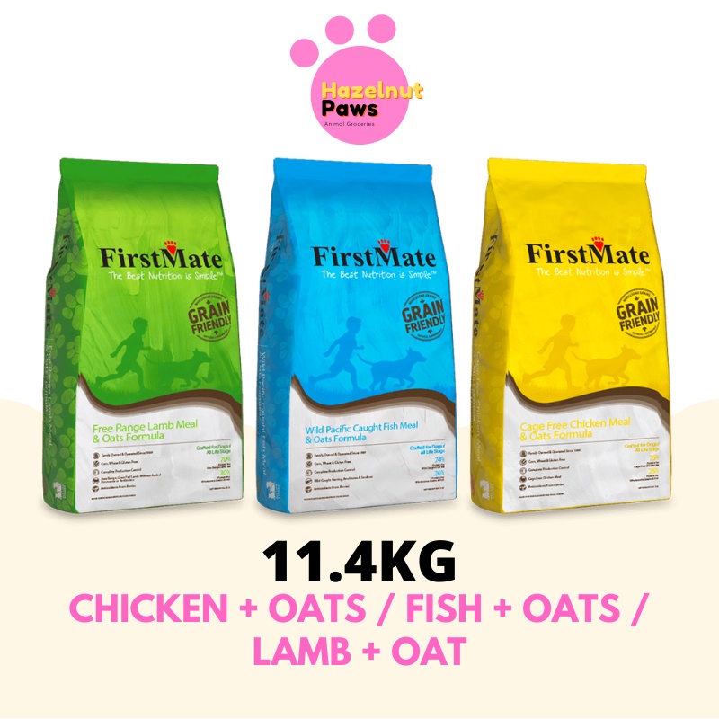 FirstMate Free Range Chicken/Lamb/Fish & Oats Formula Dog Dry Food (11
