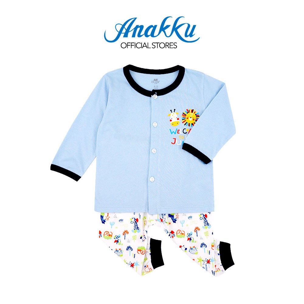 Anakku AK Baby Boy Newborn Pyjamas Set Clothing Set Baju  