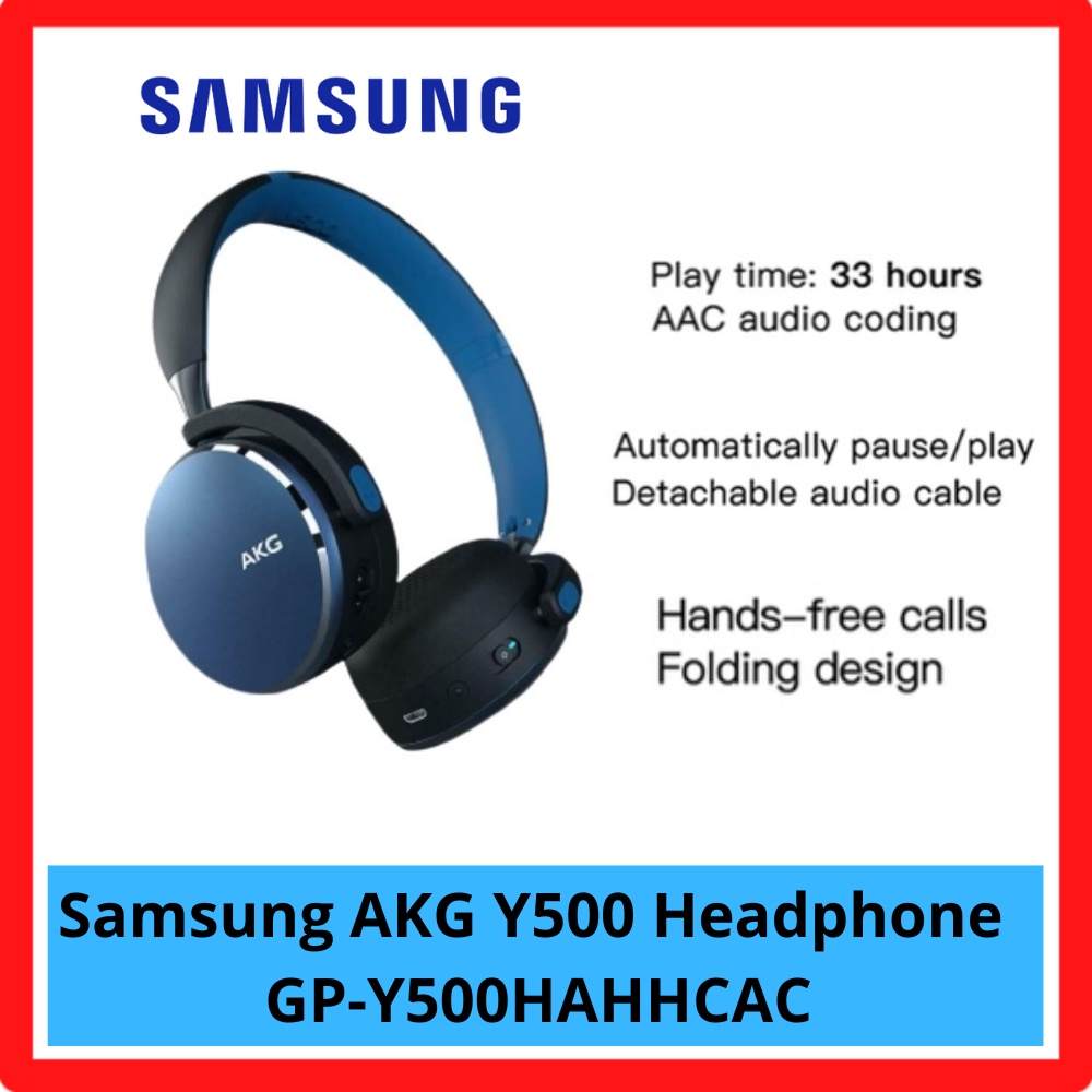 Samsung AKG Y500 Wireless Headphones (GPY500HAHHCAC) Shopee Malaysia