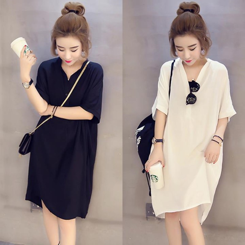 chiffon shirt dress styles