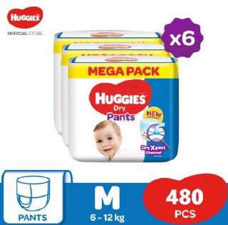 Image of Huggies Dry Pants Mega Pack M80(3 Packs) x2