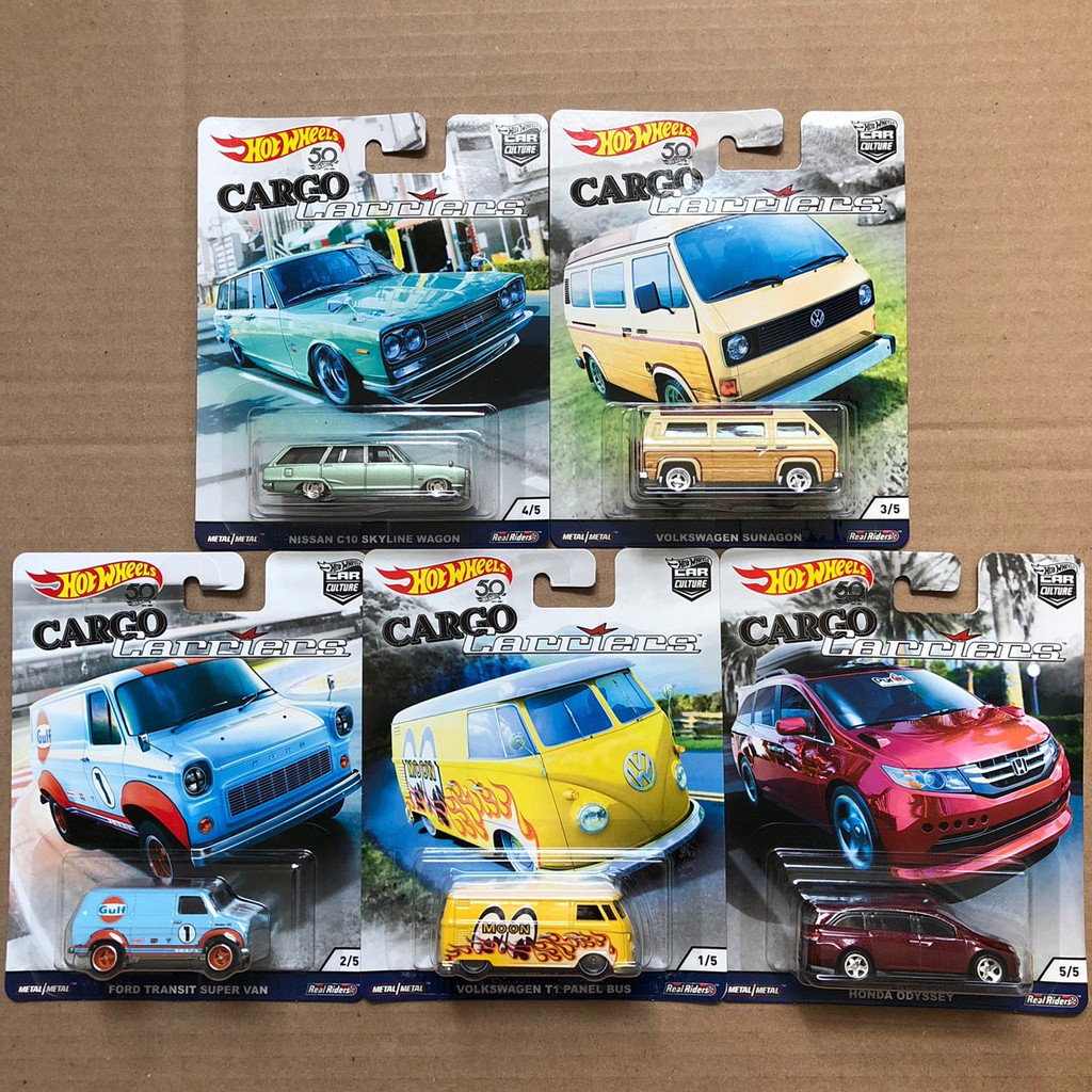 hot wheels car culture cargo carriers