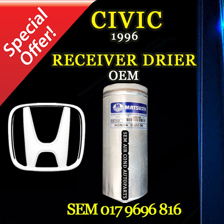 HONDA CIVIC 1996 YEAR OLD MODEL OEM RECEIVER DRIER/ FILTER DRYER (CAR