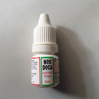 Neo Deca Eye Ear Drop 5ml Ubat Mata 100 Original Shopee Malaysia