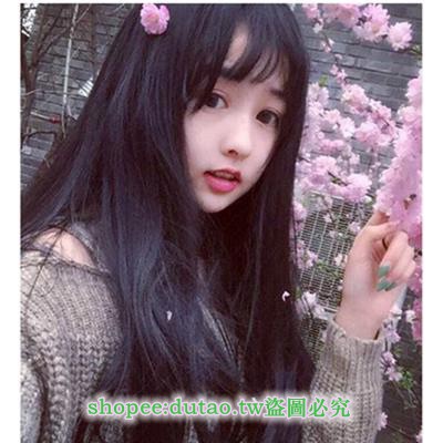 Anchor Fake Hair Micro Volume Long Straight Hair Female Buckle