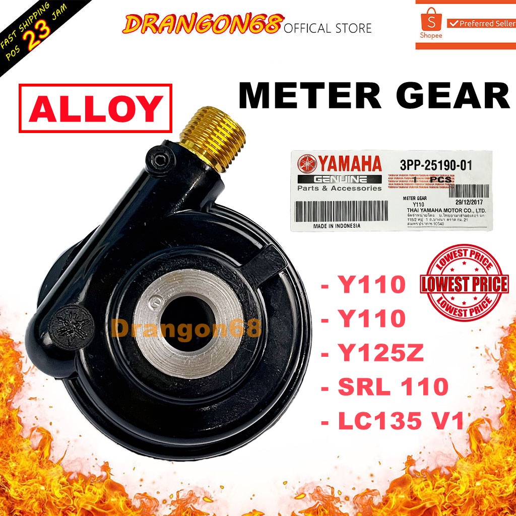 YAMAHA Y110 Y110SS LC135 V1 Y125Z Y125ZR 125Z SRL LAGENDA SPEEDO METER ...