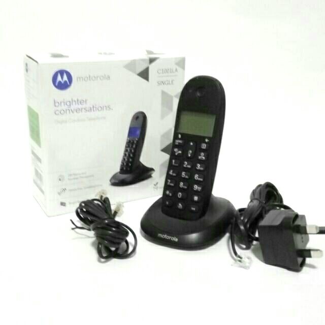 Motorola C1001LA Single cordless telephone Office Home House TM Unifi