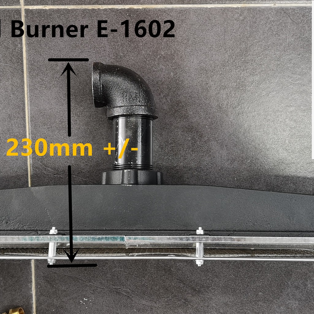 Industrial Gas Burner Infrared Gas Burner E-1602 Gas Infrared Heaters Oven's Burner Powder Coating Oven Burner