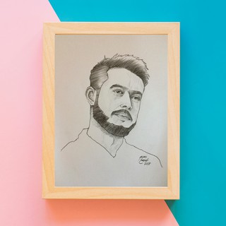 Portrait Drawing Free Frame Lukisan Potret Shopee Malaysia portrait drawing free frame lukisan potret