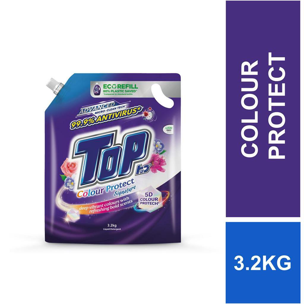 TOP Liquid Detergent Refill Colour Protect 3.2KG