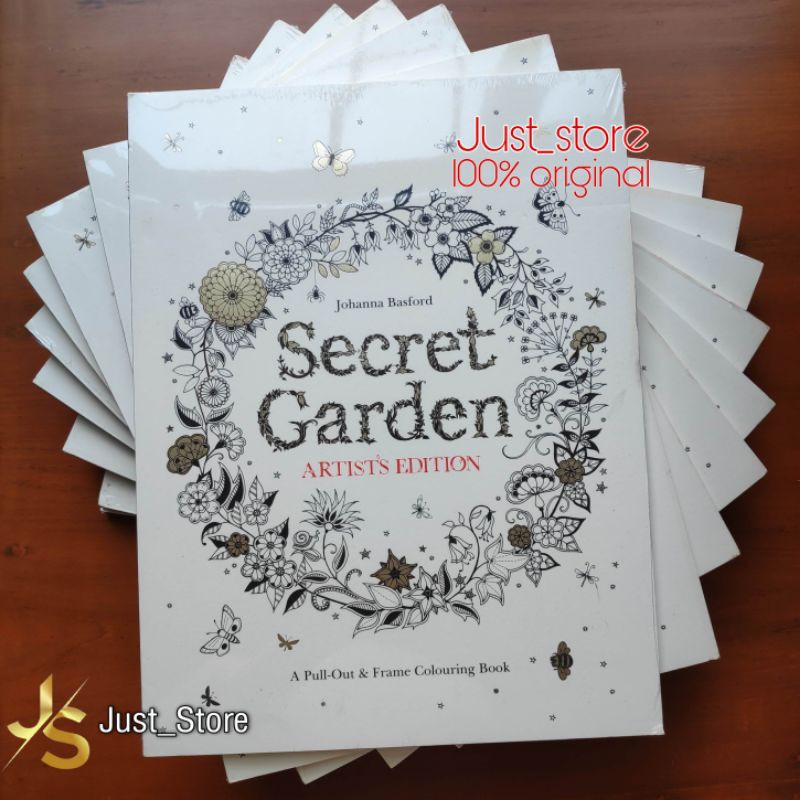 Download Secret Garden Artist Edition Adult Coloring Book Import Johanna Basford Shopee Malaysia