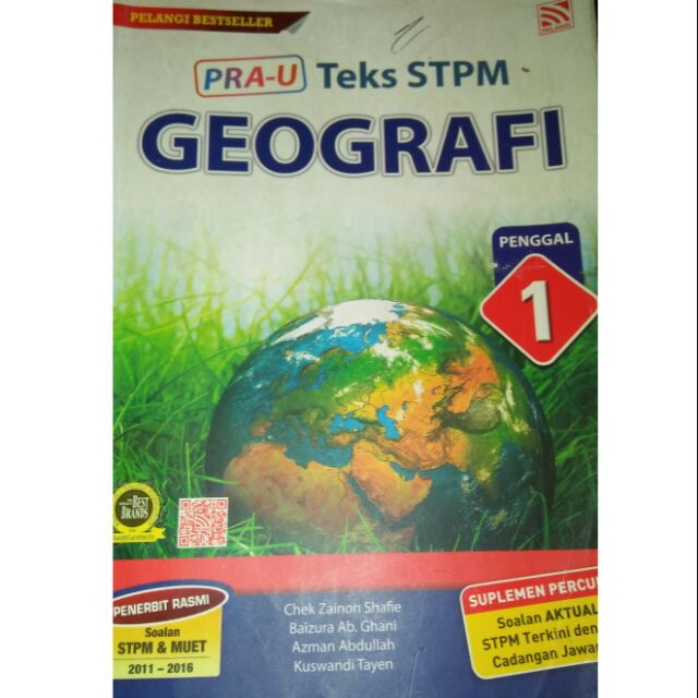 Buku Teks Geografi Stpm Penggal 1 Shopee Malaysia