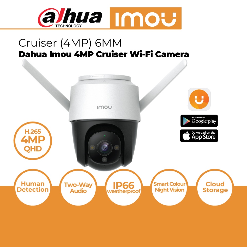 Dahua IMOU Cruiser 4MP full HD WiFi IP66 Outdoor Wireless Camera