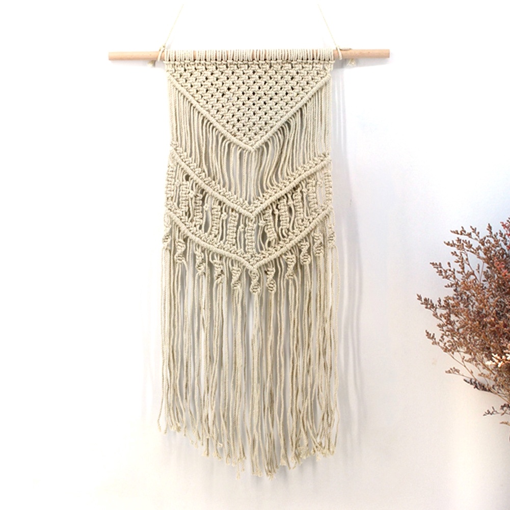 Art Bedroom Decoration Handcraft Bohemian Wall Hanging Macrame Gift Living Room Vintage Apartment Woven Tapestry