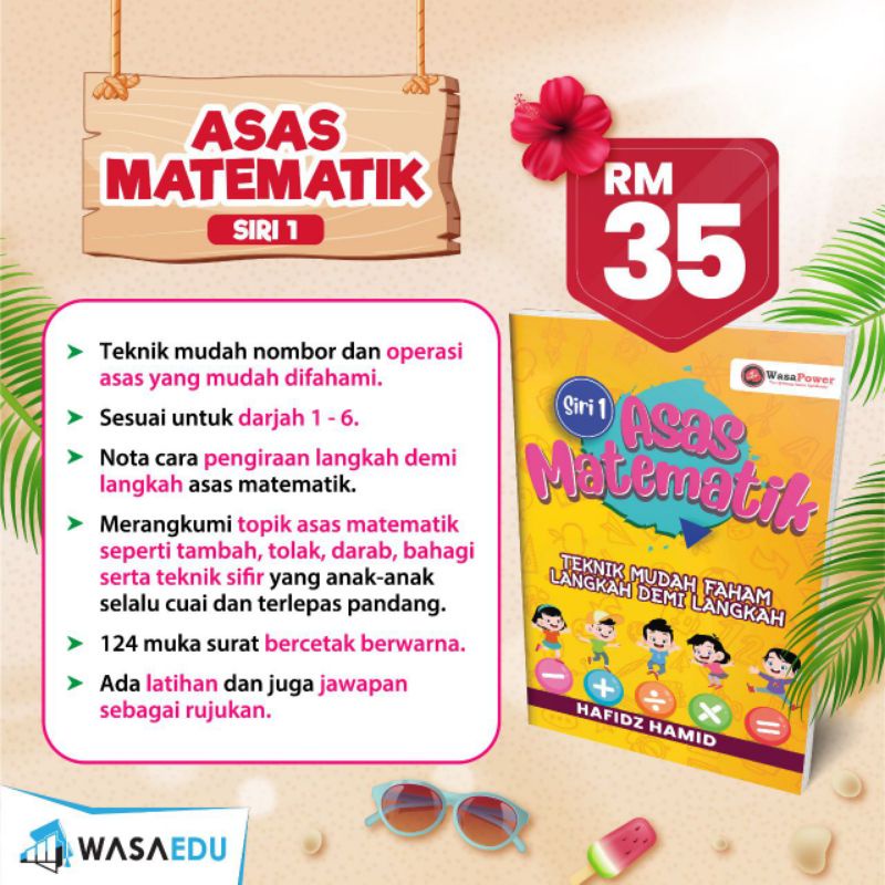 Buku Rujukan Dan Latihan Matematik Cikgu Hafidz Hamid Buku Asas Matematik Siri 1 Dan Siri 2 Soalan Intensif Shopee Malaysia