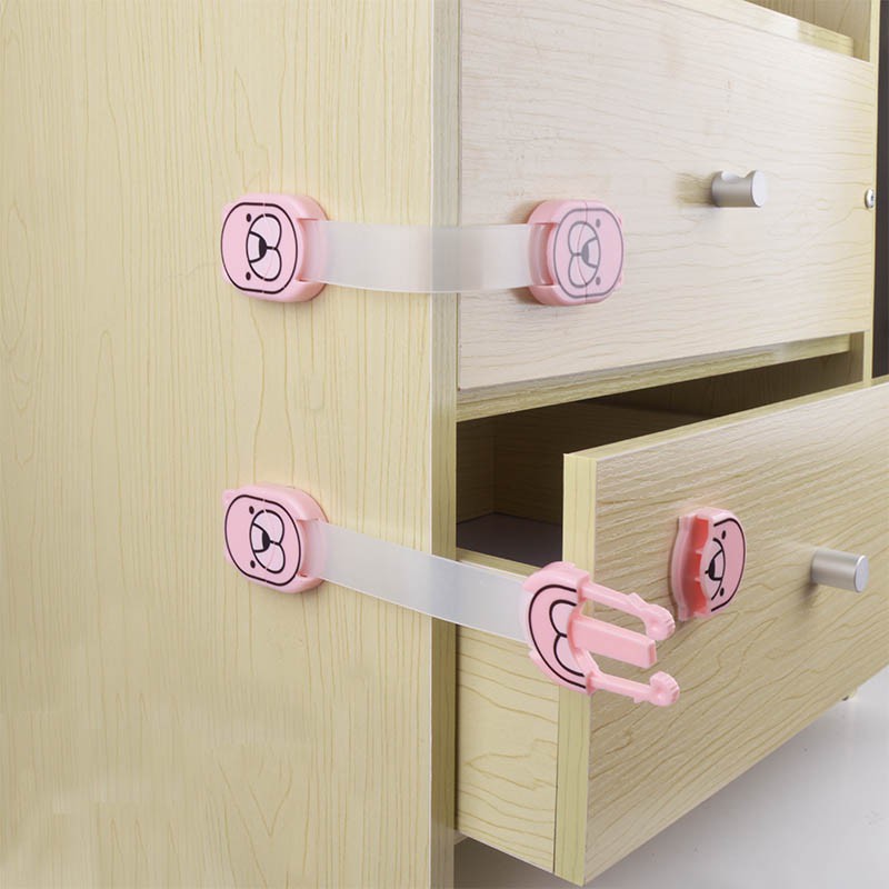 Toddler Baby Kids Safety Locks Cupboard Strap Proof Cabinet Drawer