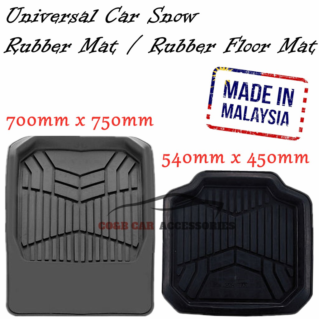 universal rubber floor mats