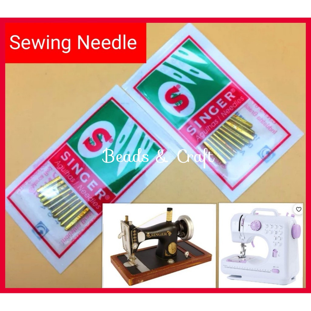 Jarum Mesin Berkepala Emas Sewing Machine Needle Jarum Mesin Protable Shopee Malaysia