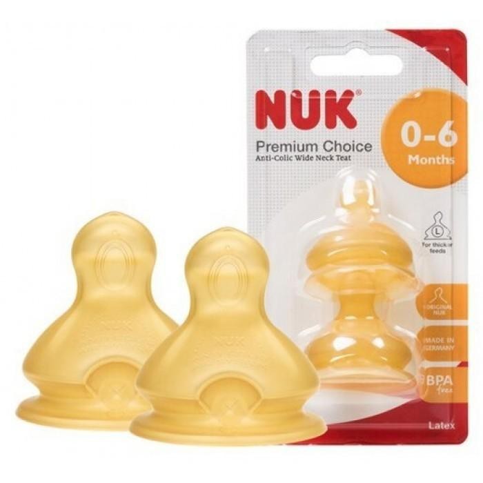 nuk wide neck latex teat