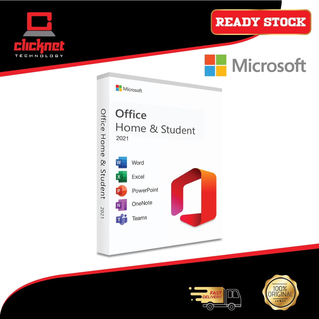 MICROSOFT OFFICE HOME & STUDENT 2021 (1 USERLIFETIME) Shopee Malaysia