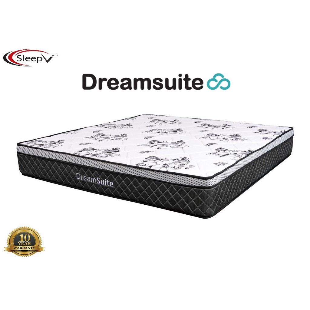SleepV DreamSuite Mattress Chiropractic Coil + High Density Foam 11" Single/Super Single/Queen
