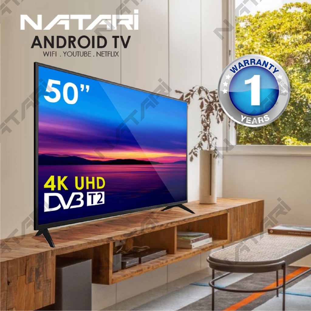 Natari Android Tv 50 Inch Uhd 4k Led Tv With Mytv Shopee Malaysia