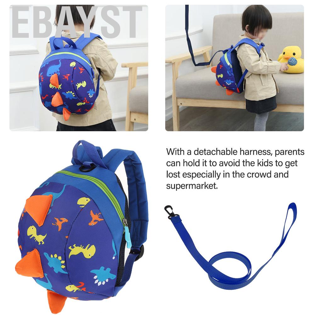 Toddler kids Dinosaur Backpack Book Bags with Safety Leash for Boys Girls Style:2 Green 