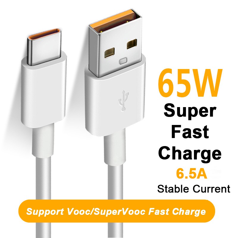  SUPERVOOC Fast Charging Type-C Cable For OPPO Find X2 Pro Reno 3 Ace  X20 X50 Realme OnePlus 8 Pro 7T 7  XIAOMI Mi10 9 Redmi Note 8 Pro |  Shopee Malaysia